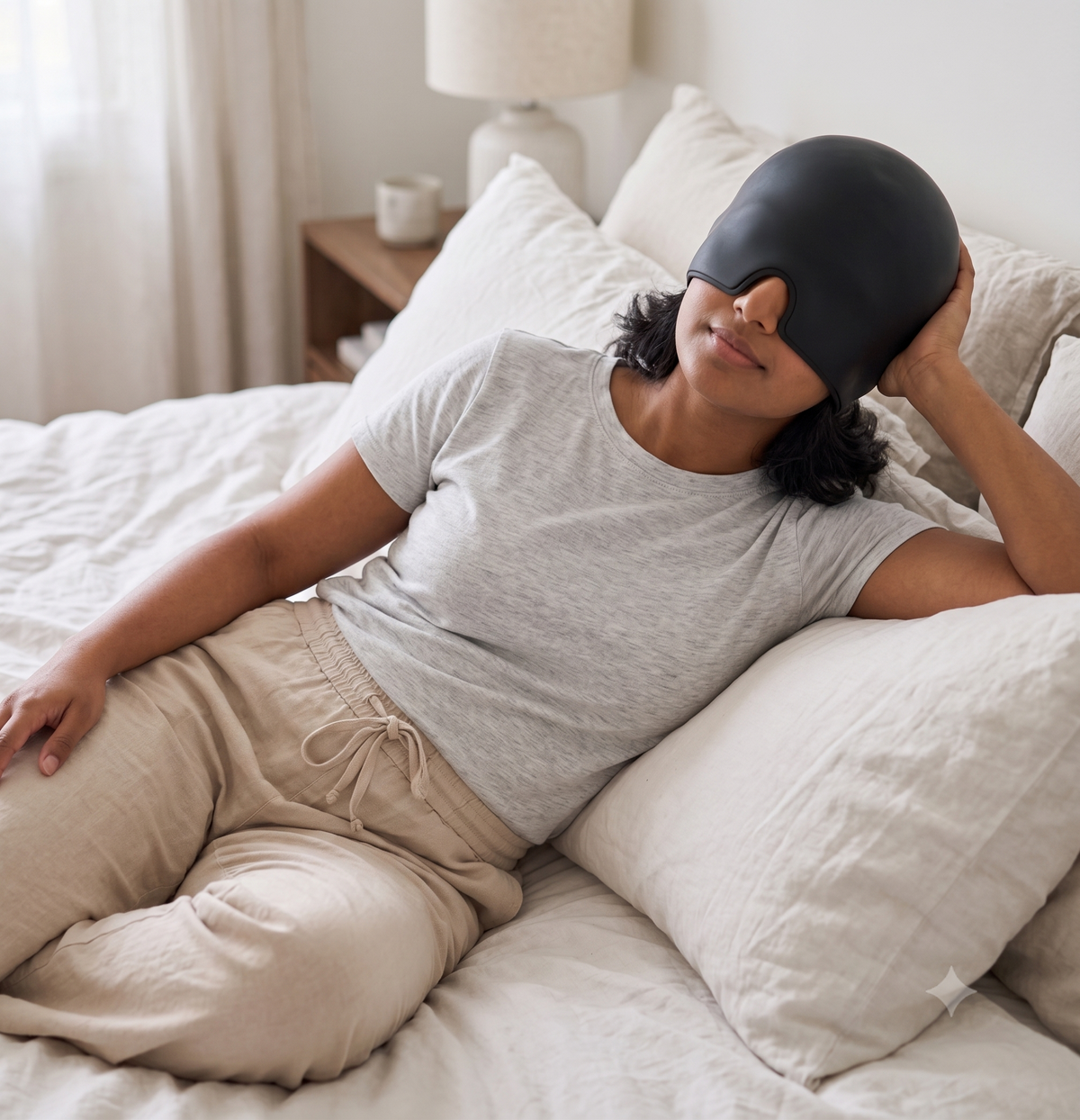 Relief after wearing cooling cap