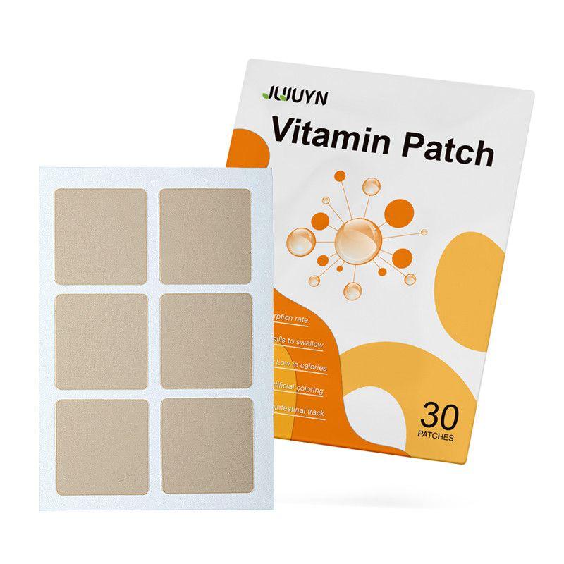 Multivitamin Patch sheet showing individual patches